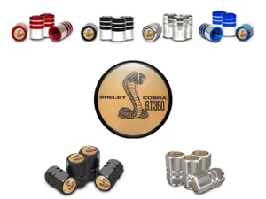 Shelby Rims Valve Caps SUVs Universal Style